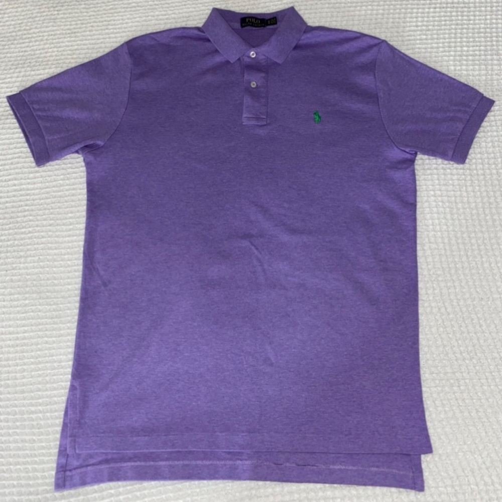 Polo Ralph Lauren Men Shirt Size Medium Color Purple 206/15